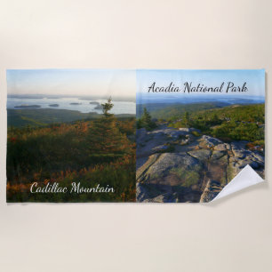 Toalha De Praia Manhã no topo da montanha Cadillac em Acadia