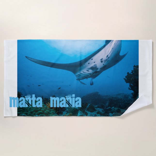 Toalha De Praia Manta ray (Frente)