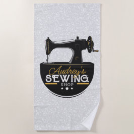 Toalha De Praia Máquina de Costura Anterior NOME ADD