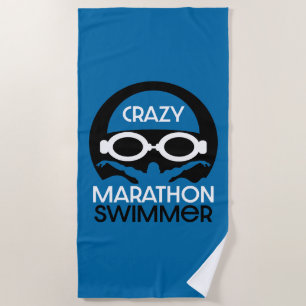 Toalha De Praia Marathon Endurance Swimmer
