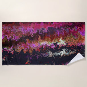 Toalha De Praia Marble Dreams by, JP's Artsy Ware