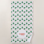 Toalha De Praia Margaritas, Pimentos Chili e Cactus Fiesta<br><div class="desc">Arrumar o dia da praia com esta toalha margarita divertida. Eles fazem presentes de excelente para suas damas de honra.</div>