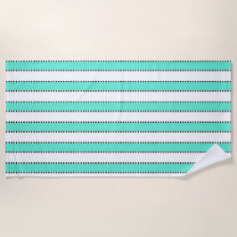 Toalha De Praia Marie Antoinette Blue Stripe Beach Towel