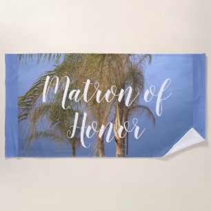 Toalha De Praia Matão de Honra Palm Trees Beach Towel