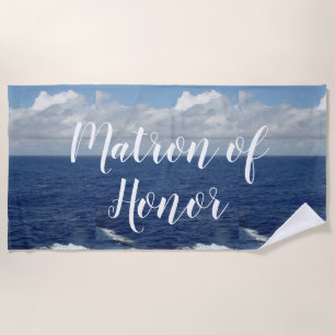 Toalha De Praia Matéria de Honra Ocean Waves Beach Towel