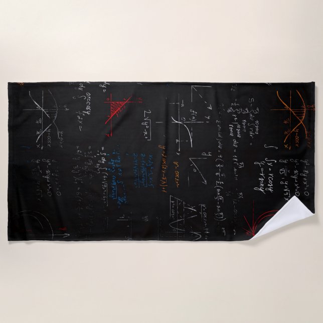 Toalha De Praia Math Beach Towel (Frente)