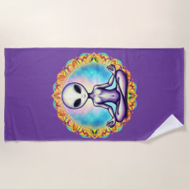 Toalha De Praia Meditação Galáctica