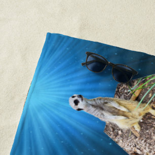 Toalha De Praia Meerkat À Luz Do Sol, Beach Towel