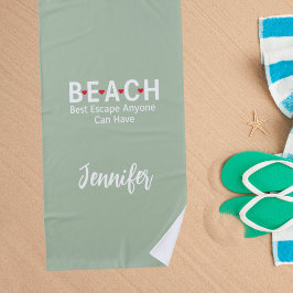 Toalha De Praia Melhor Fuga De Praia Que Qualquer Um Pode Ter Sage