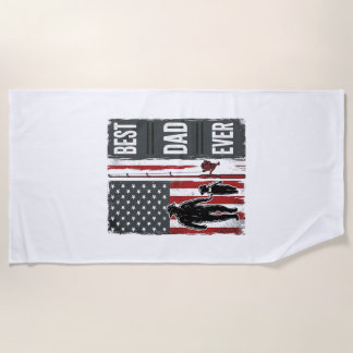 Toalha De Praia Melhor Pai de Todos os Tempos Bandeira de Pesca De