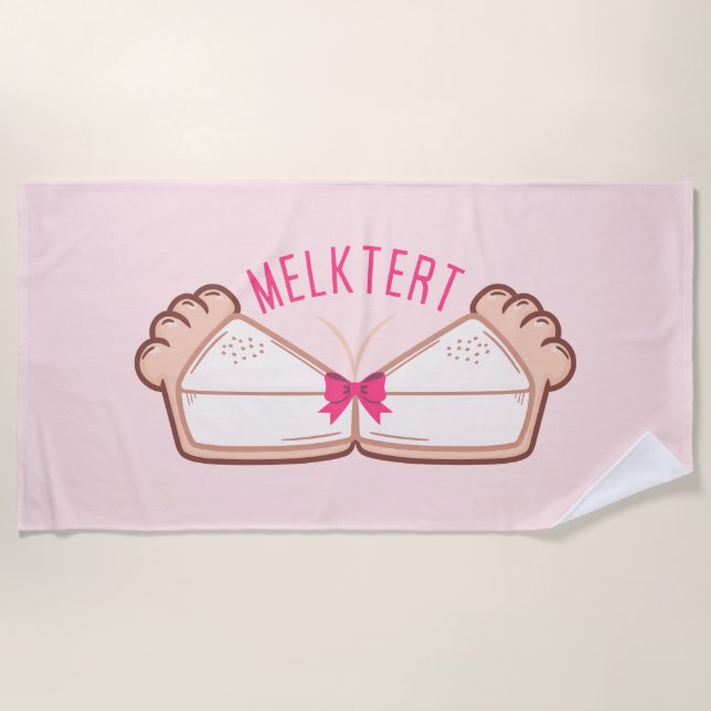 Toalha De Praia MELKTERT Afrikaanse Boeremeisie (Frente)