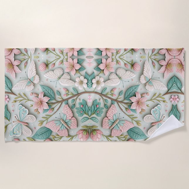 Toalha De Praia Memórias De Estar No Mar (Frente)