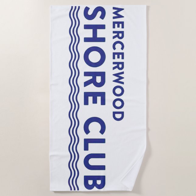 Toalha De Praia "Mercerwood" Beach Towel (Frente)