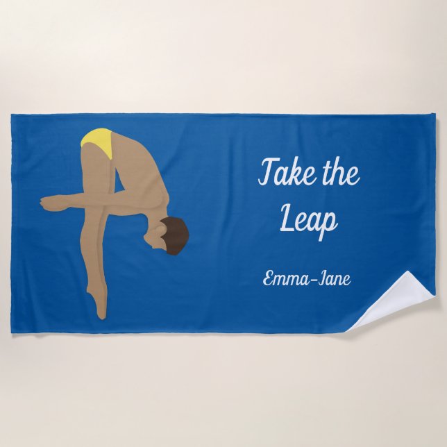 Toalha De Praia Mergulho (Frente)