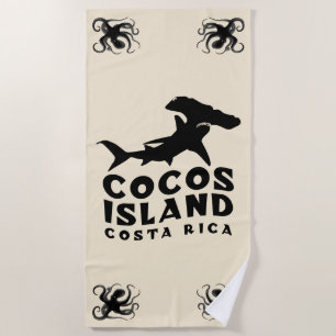 Toalha De Praia Mergulho com Hammerhead na Costa Rica