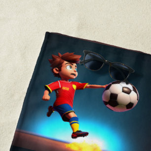 Toalha De Praia "Meta Bound: The Animated Boy's Perfect Kick"