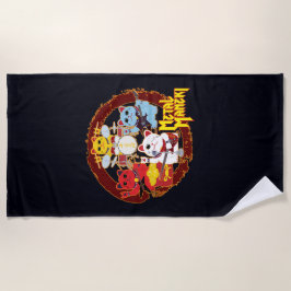 Toalha De Praia Metal Maneki