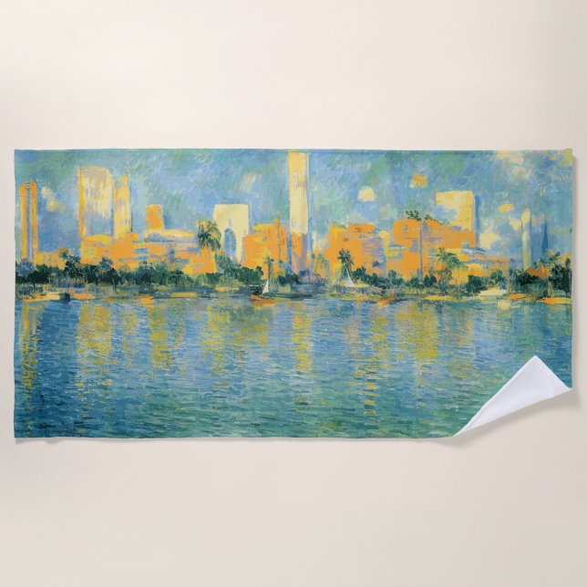 Toalha De Praia MIAMI - Beach Towel (Frente)