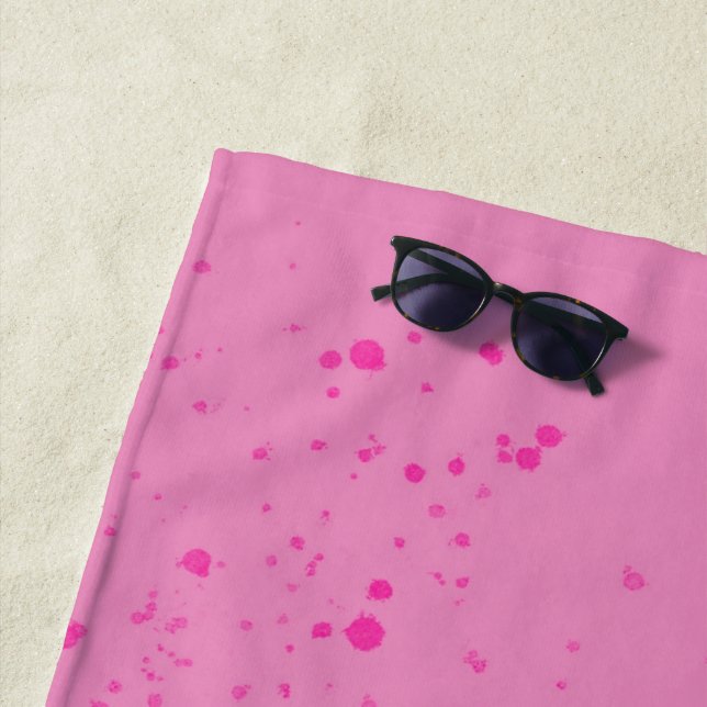 Toalha De Praia Minimalismo Rosa (In Situ)