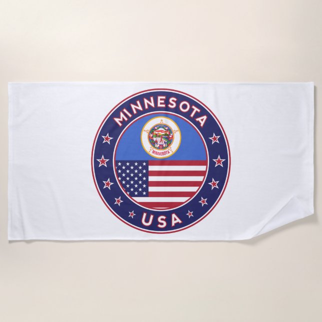 Toalha De Praia Minnesota (Frente)