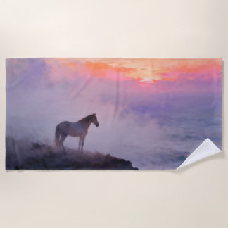 Toalha De Praia Misty Mountain Top Memories