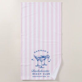 Toalha de Praia Moderna Verde e Amarela de Bachelo