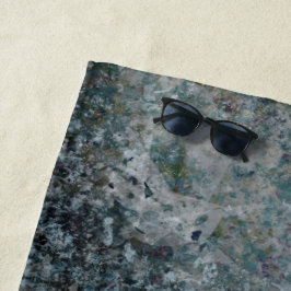 Toalha De Praia Moderno De Uma Arte Abstrato De Tipo Em Um Humor