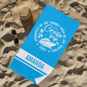 Toalha De Praia Modo de Férias de Verão de 2025 - Percurso de Cruz