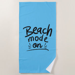 Toalha De Praia Modo Praia Ativado
