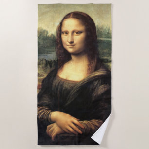 Toalha De Praia Mona Lisa Leonardo da Vinci