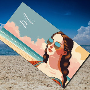 Toalha De Praia Mona Lisa Vacation Vibes