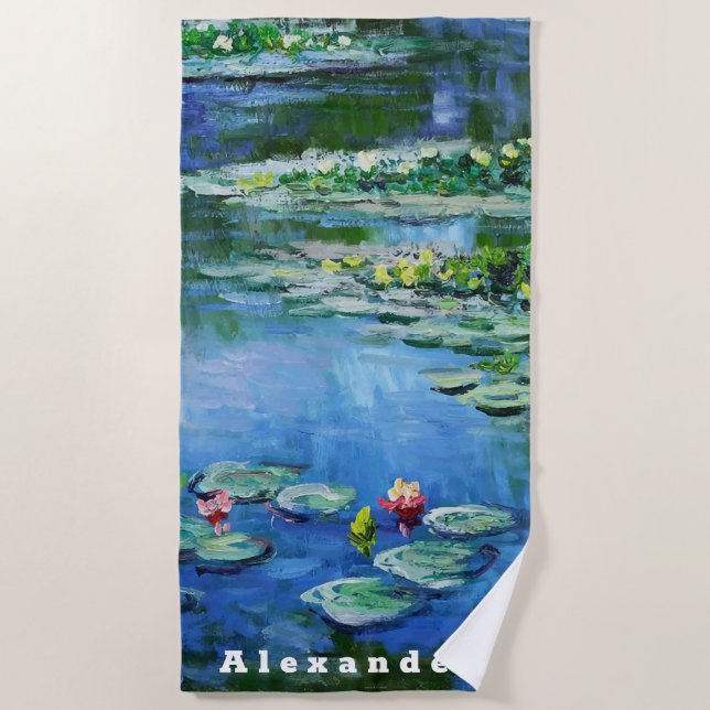 Toalha De Praia Monet Personalize Beach Towel (Frente)