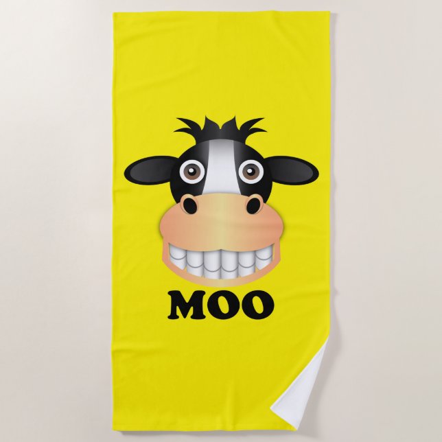 Toalha De Praia Moo - Beach Towel (Frente)