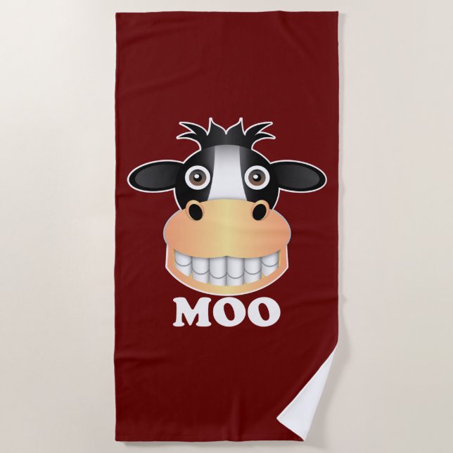 Toalha De Praia Moo - Beach Towel (Frente)