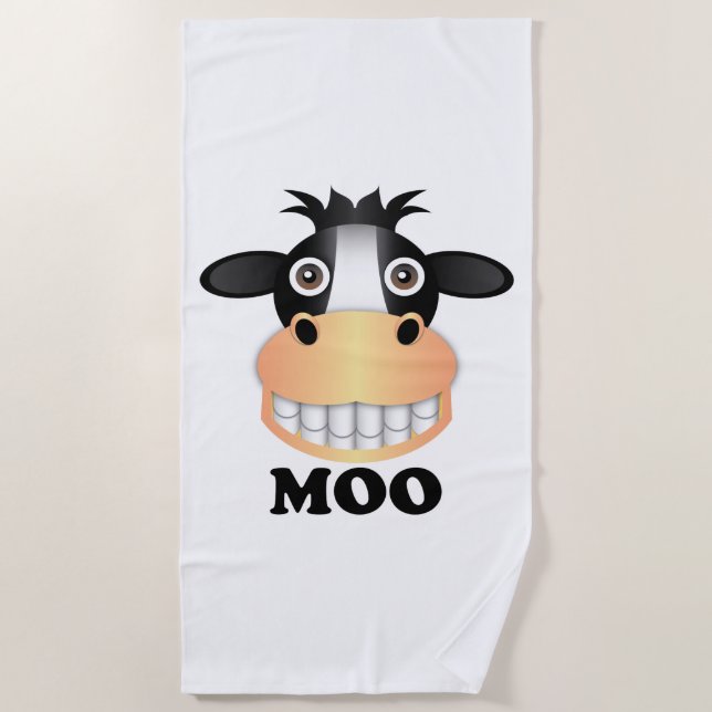 Toalha De Praia Moo - Beach Towel (Frente)
