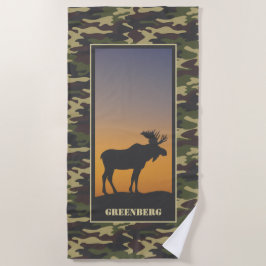 Toalha De Praia Moose e Camo