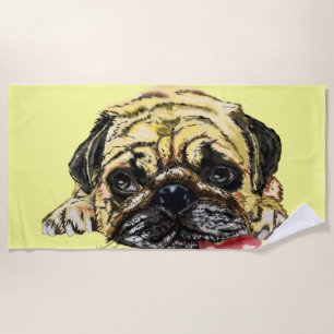Toalha De Praia Mops