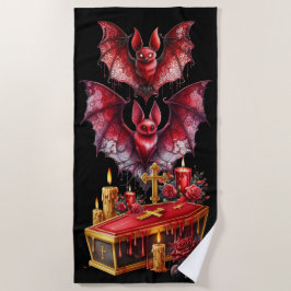 Toalha De Praia Morcegos Vampiros