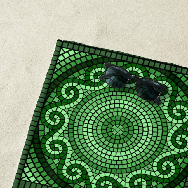 Toalha De Praia Mosaic Design (In Situ)