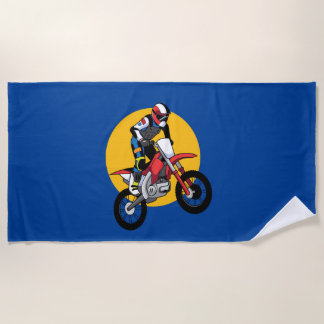 Toalha De Praia Motocicleta