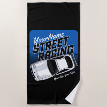 Motoesporte de corrida na rua personalizado 