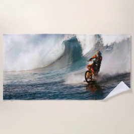 Toalha De Praia MotoSurfin