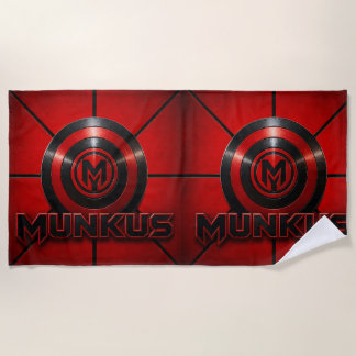 Toalha De Praia munkus/emblema escudo/toalha/toalha vermelha/banhe
