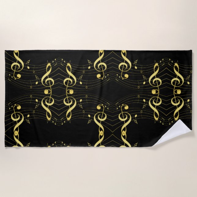 Toalha De Praia Musical (Frente)