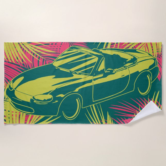 Toalha De Praia N.B. foleiro Miata (Frente)