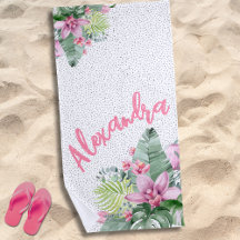 Na moda Trendy Tropical Floral