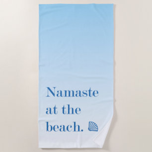 Toalha De Praia Namaste Na Praia