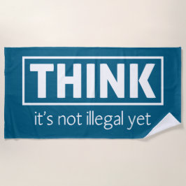 Toalha De Praia Não é ilegal