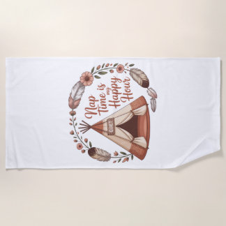 Toalha De Praia Nap Time Is My Happy Hour