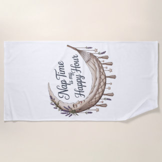 Toalha De Praia Nap Time Is My Happy Hour